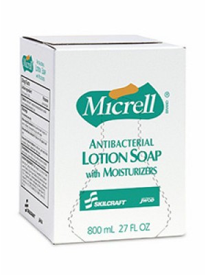 3143-0061 - MICRELL® SKILCRAFT® Antibacterial Lotion Soap - 800 mL Refill 