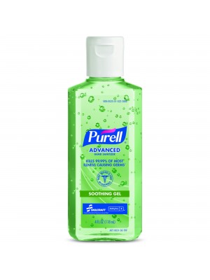 3143-0073 - PURELL® SKILCRAFT™ Advanced Hand Sanitizer Soothing Gel - 4 fl oz Flip Cap Bottle 