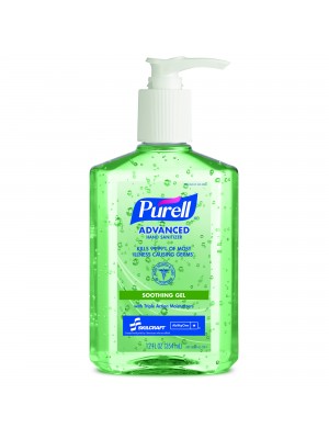 3143-0074 - PURELL® SKILCRAFT® Advanced Hand Sanitizer Soothing Gel -12 fl oz Pump Bottle 